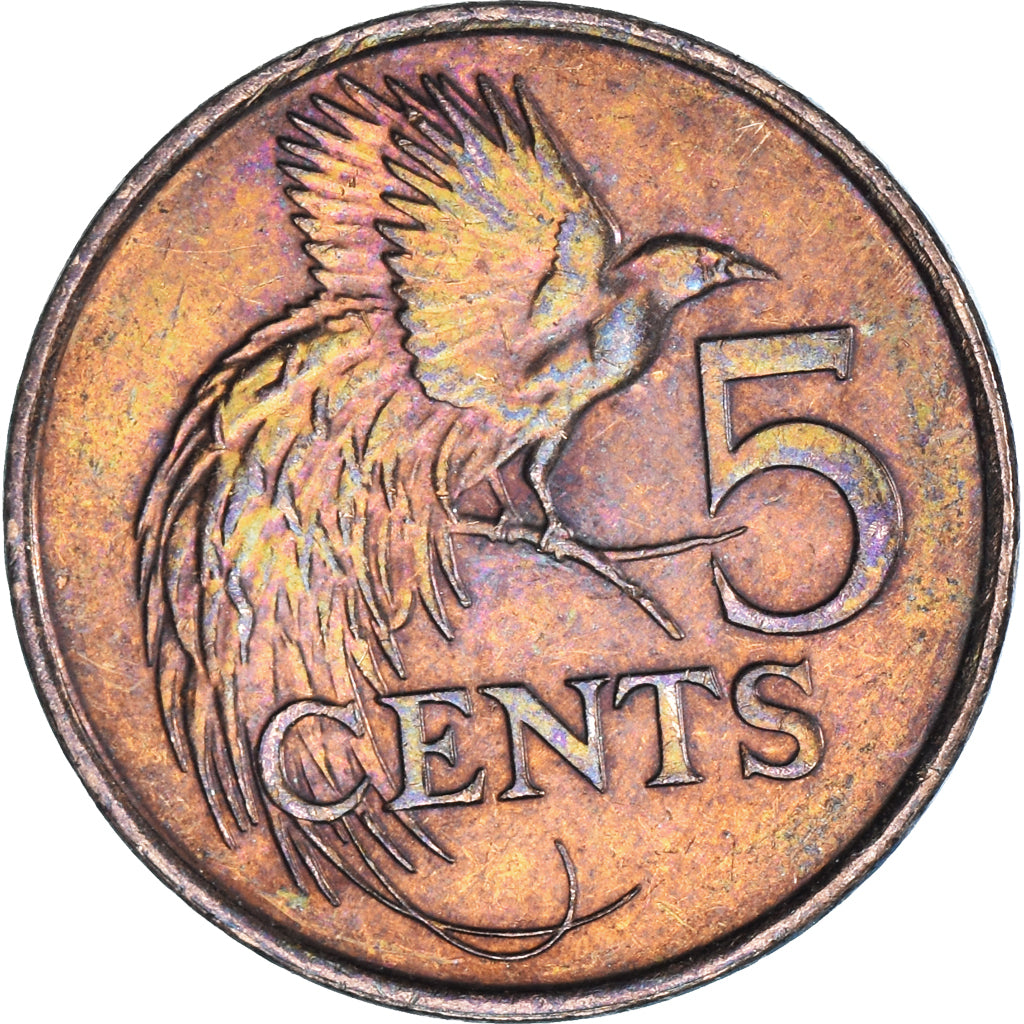 Coin, TRINIDAD & TOBAGO, 5 Cents, 2012