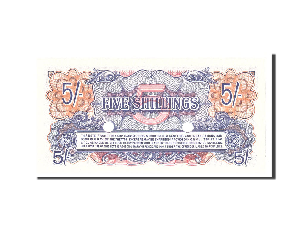 Great Britain, 5 Shillings, 1948, KM:M20d, Undated, UNC(65-70)