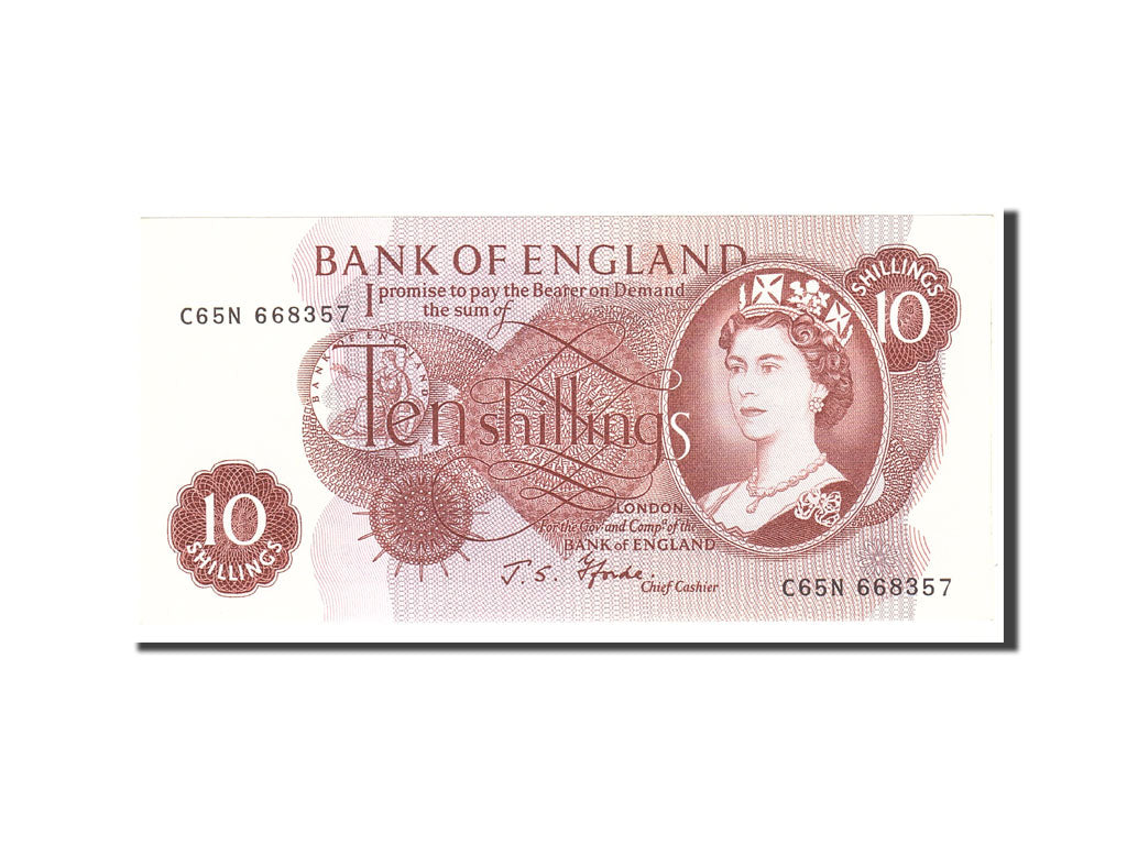 Banknote, Great Britain, 10 Shillings, 1966, Undated, KM:373c, UNC(65-70)