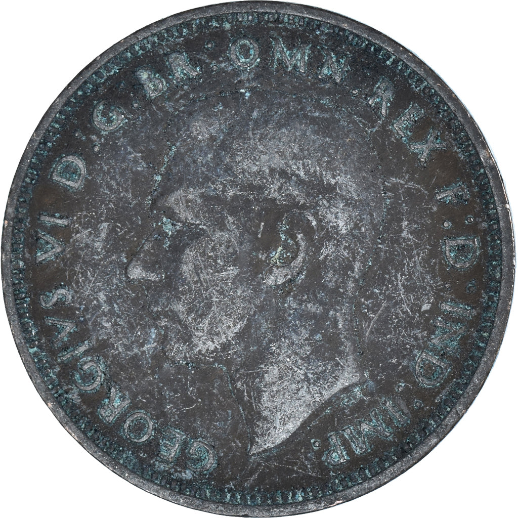 Moneda, Gran Bretaña, 1/2 Penny, 1947