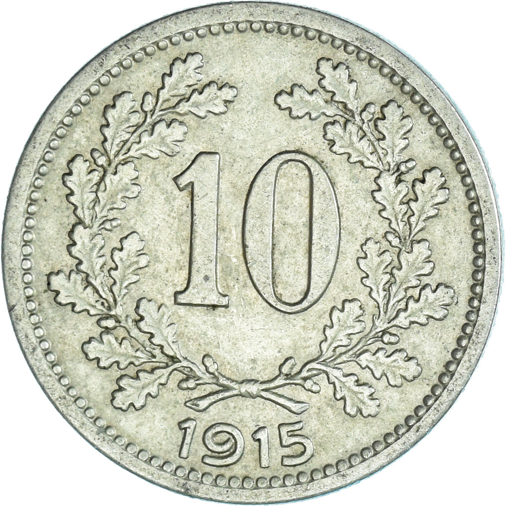 Munten, Oostenrijk, 10 Heller, 1915