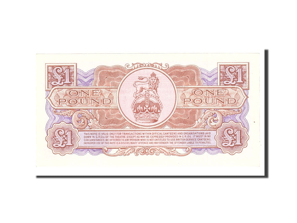 Banconote, Gran Bretagna, 1 Pound, 1956, KM:M29, Undated, FDS