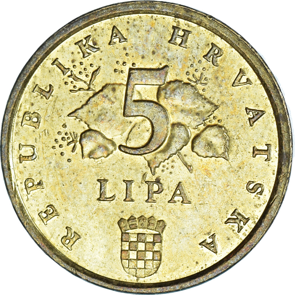 Coin, Croatia, 5 Lipa, 2008