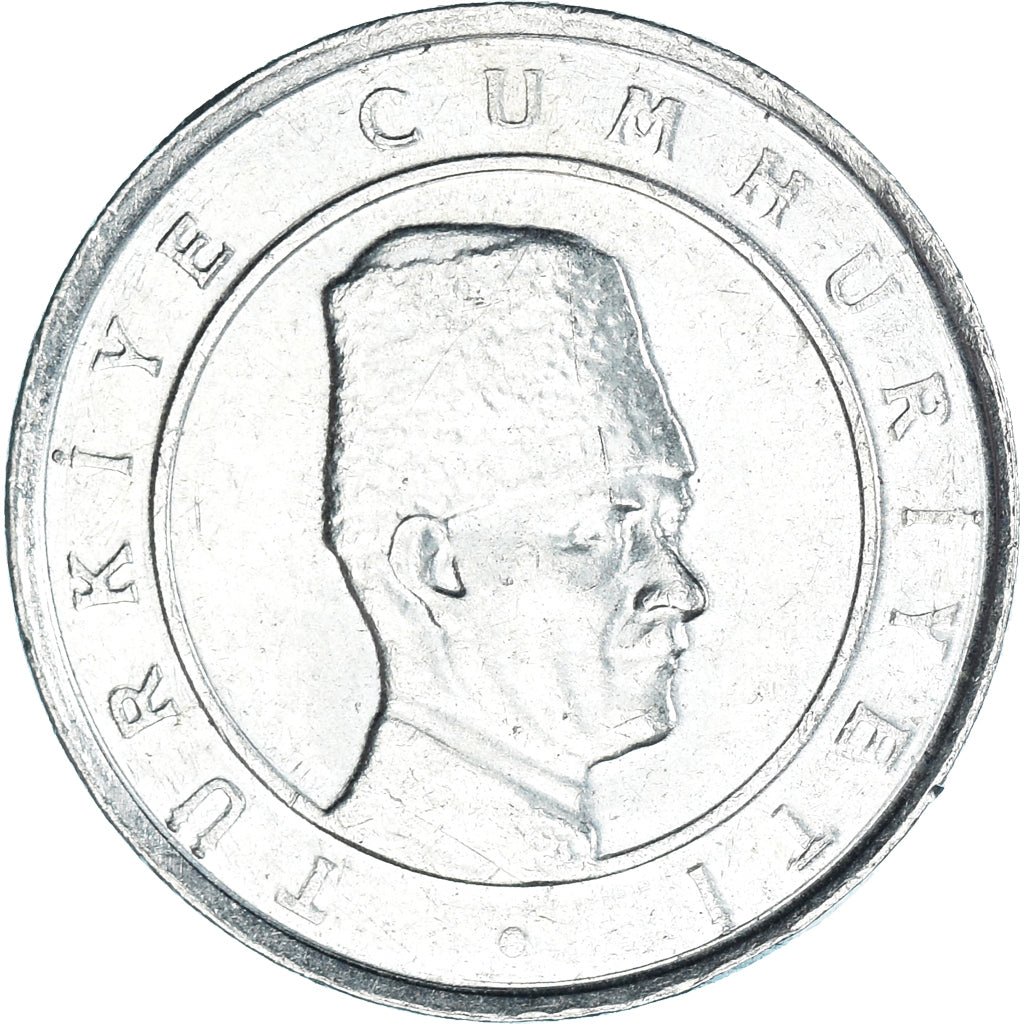 Coin, Turkey, 100000 Lira, 100 Bin Lira, 2001