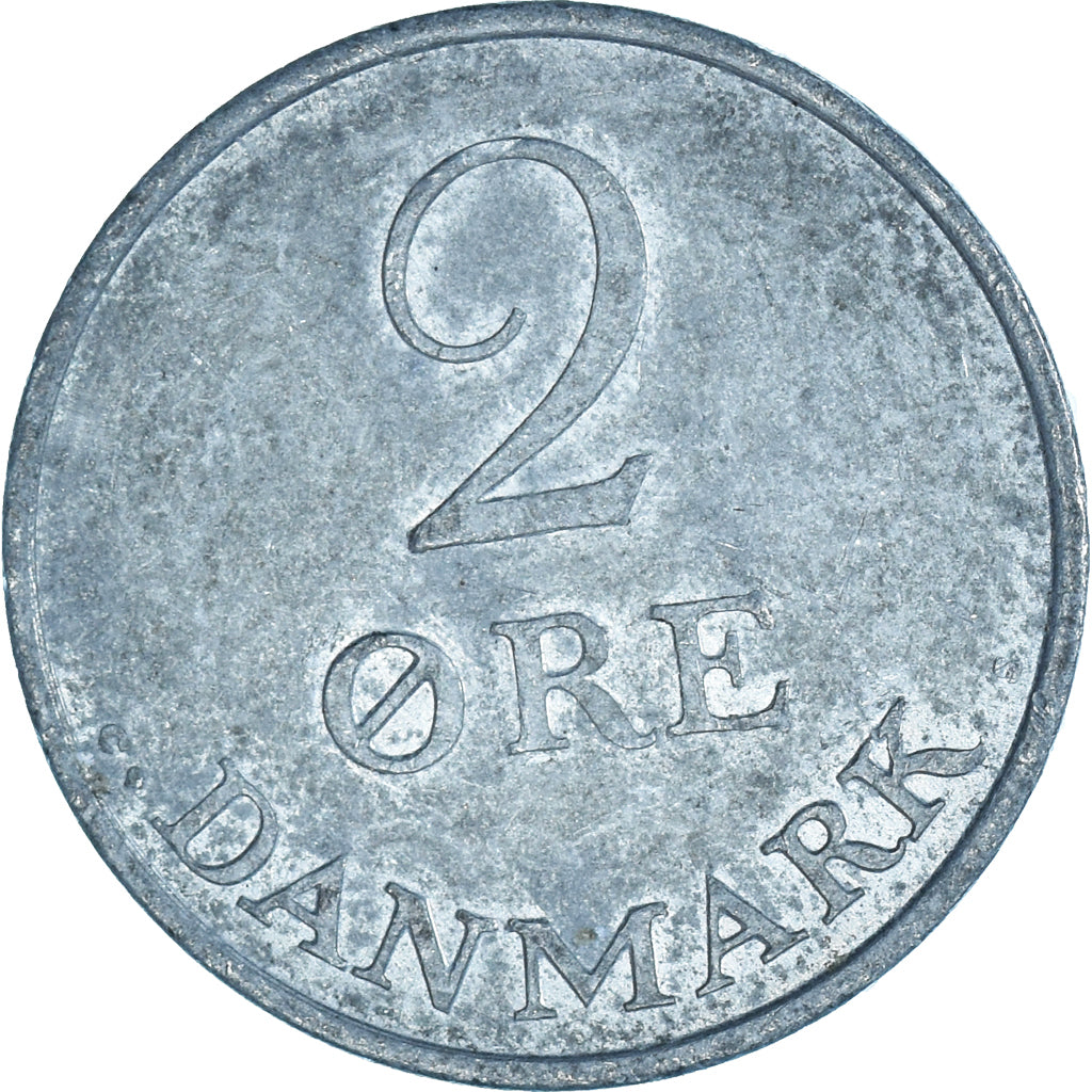 Moeda, Dinamarca, 2 Öre, 1971