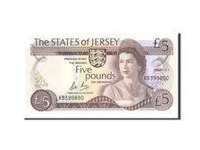 Jersey, 5 Pounds, 1976, KM:12b, Undated, UNC(65-70)