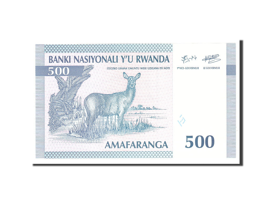 Banknote, Rwanda, 500 Francs, 1994, 1994-12-01, KM:23a, UNC(65-70)