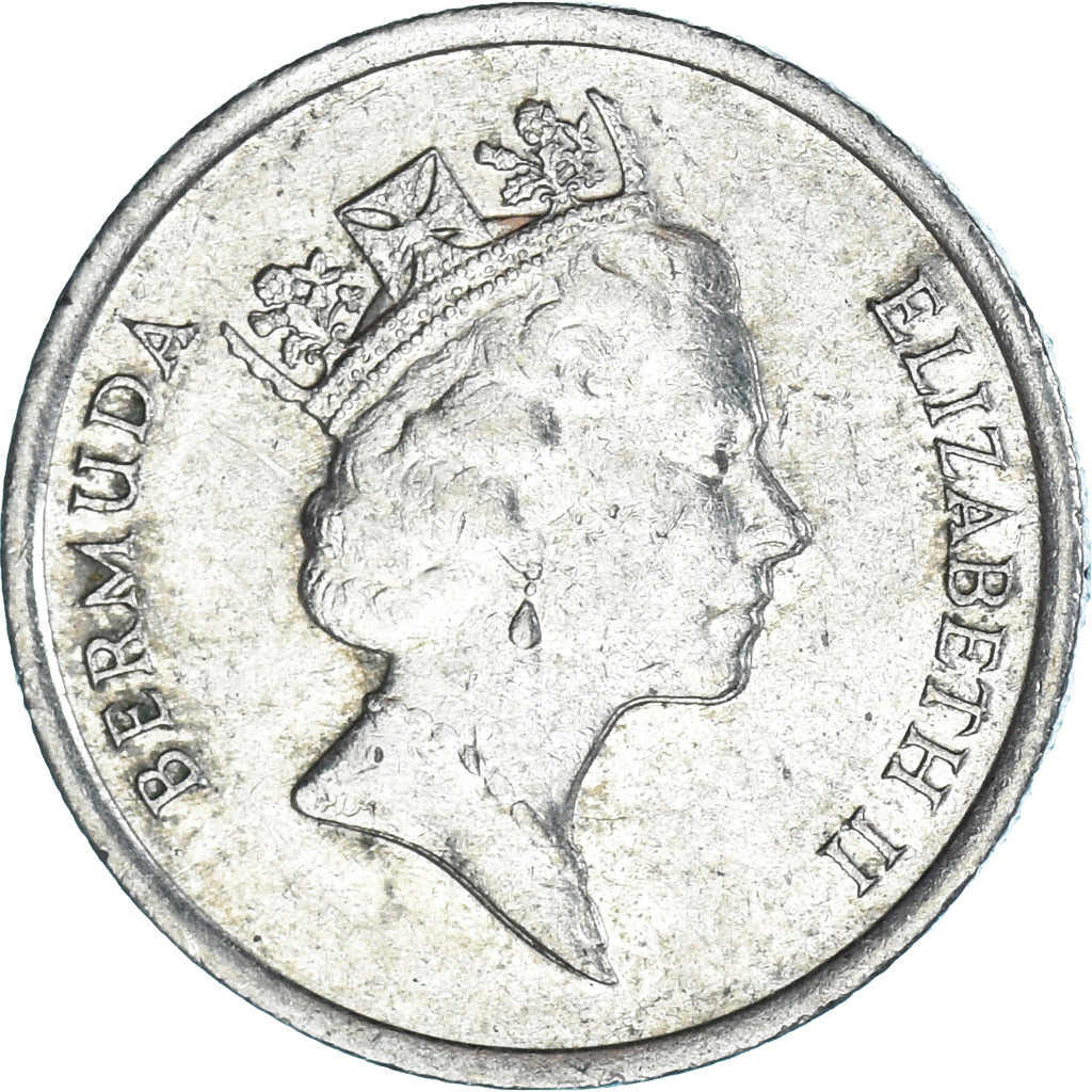 Münze, Bermuda, 10 Cents, 1988