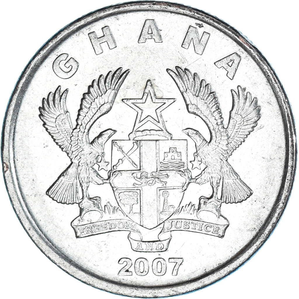 Moeda, Gana, 10 Pesewas, 2007