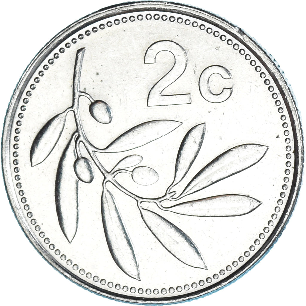 Coin, Malta, 2 Cents, 2005