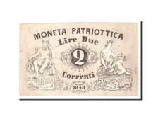 Biljet, Italiaanse staten, 2 Lire, 1848, Undated, KM:S186, TTB