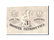 Banknote, ITALIAN STATES, 3 Lire, 1848, Undated, KM:S187, EF(40-45)