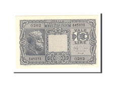 Italy, 10 Lire, 1944, KM:32b, 1944-11-23, UNC(65-70)