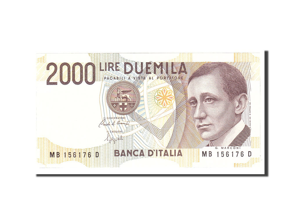 Italy, 2000 Lire, 1990, KM:115, Undated, UNC(65-70)
