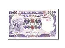 Biljet, Oeganda, 5000 Shillings, 1985, Undated, KM:24b, NIEUW