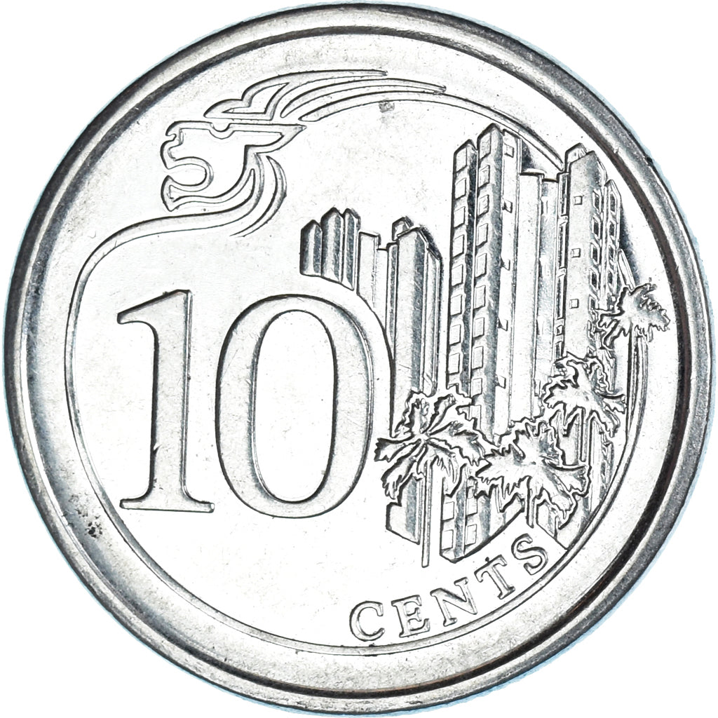 Moeda, Singapura, 10 Cents, 2014