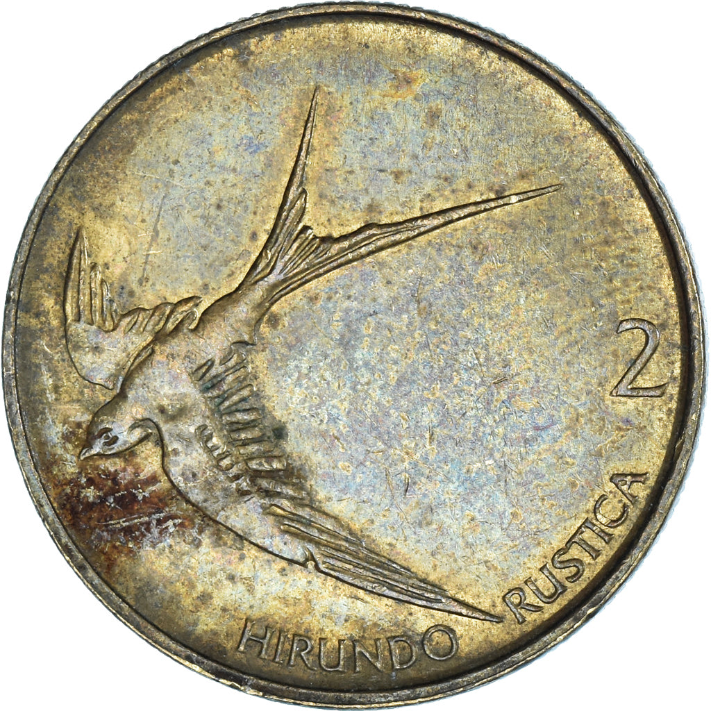 Münze, Slowenien, 2 Tolarja, 1999