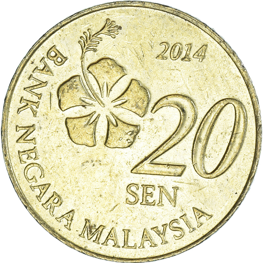 Moneta, Malesia, 20 Sen, 2014