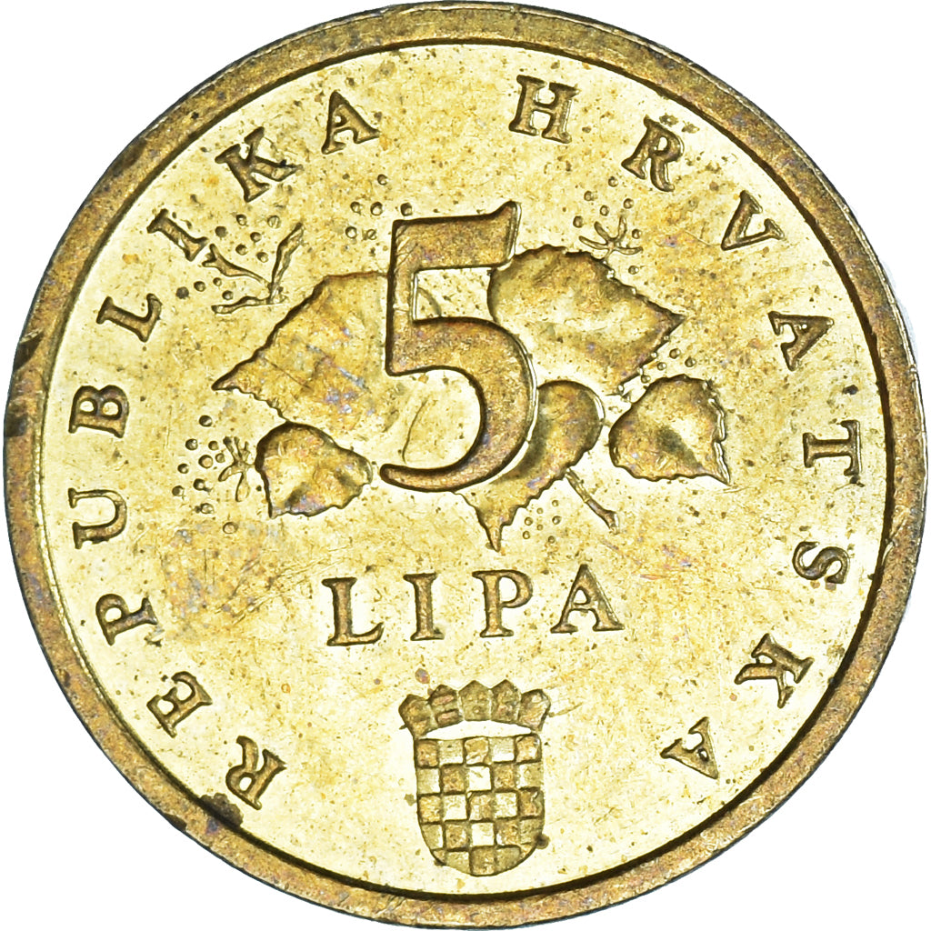 Moneda, Croacia, 5 Lipa, 2014