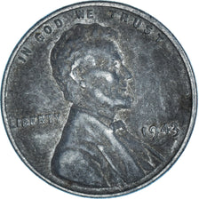 Coin, United States, Cent, 1943