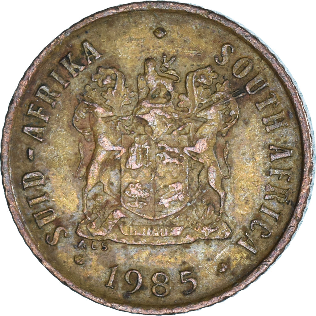 Moeda, África do Sul, Cent, 1985