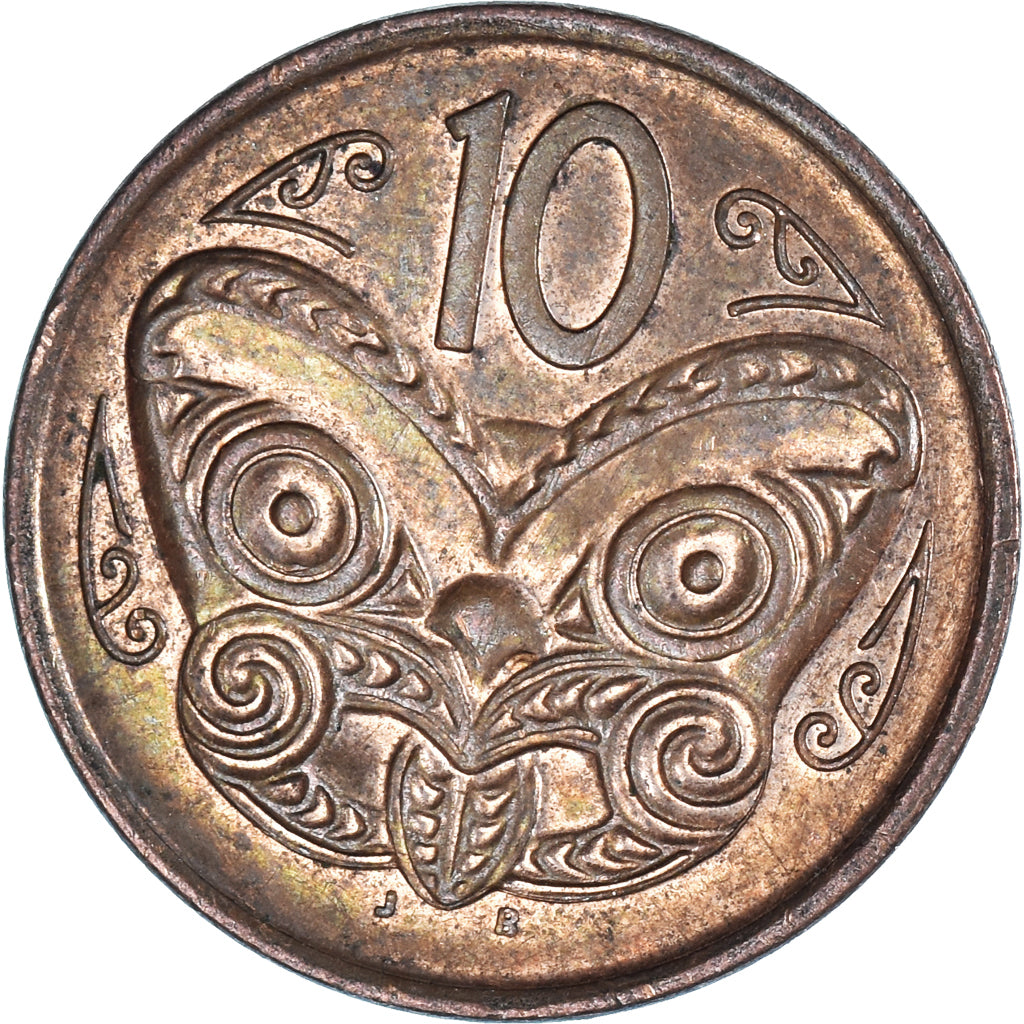 Coin, New Zealand, 10 Cents, 2009