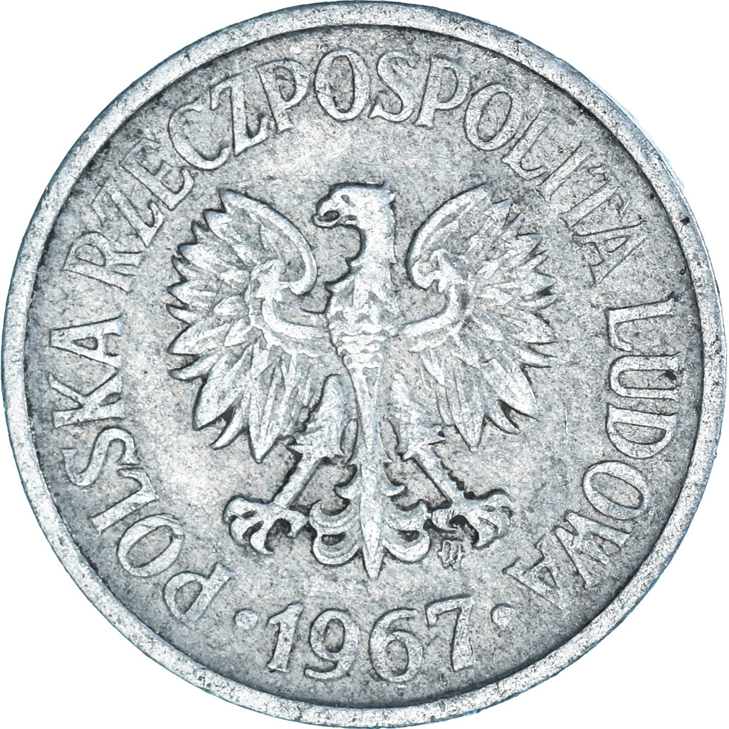 Münze, Polen, 20 Groszy, 1967
