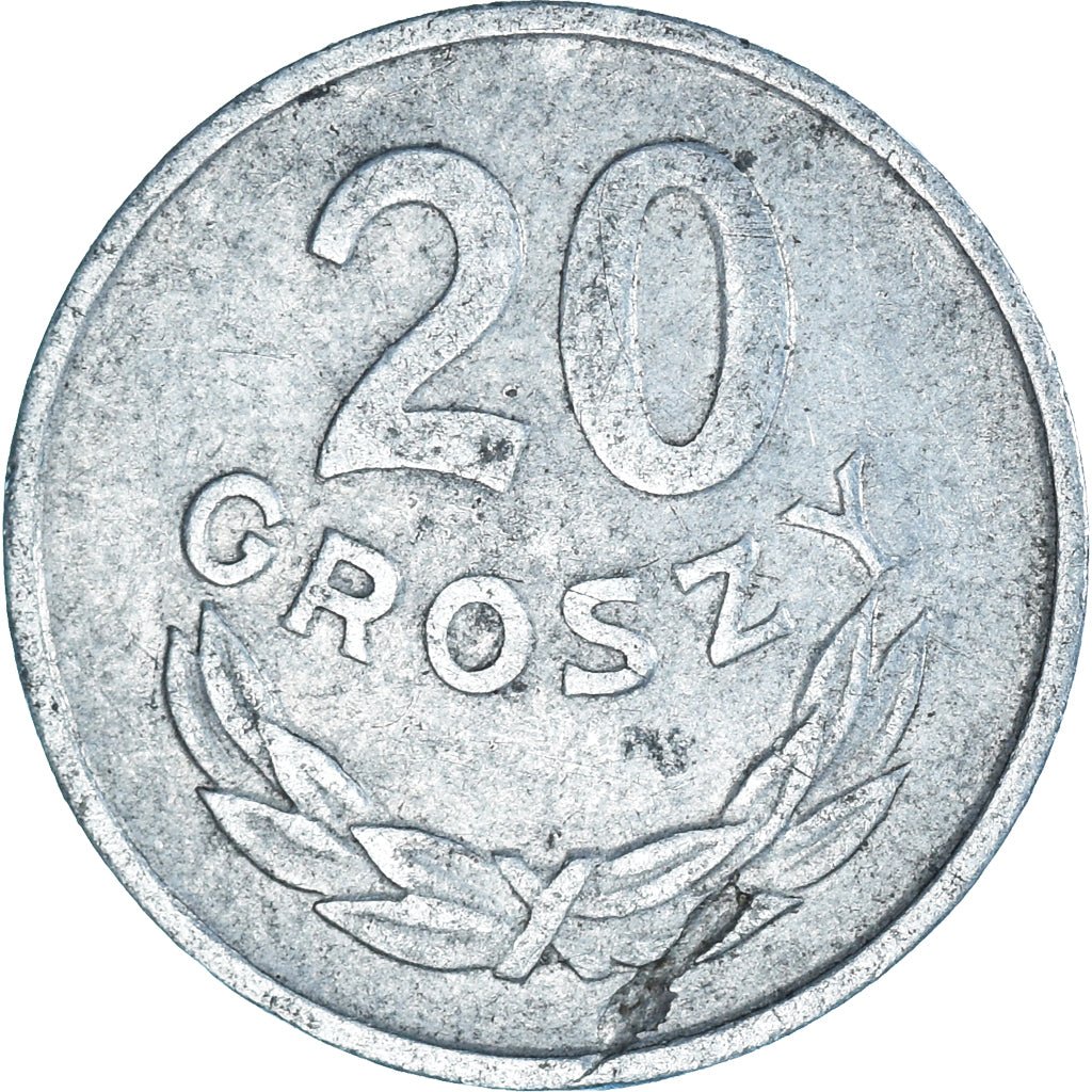 Münze, Polen, 20 Groszy, 1967