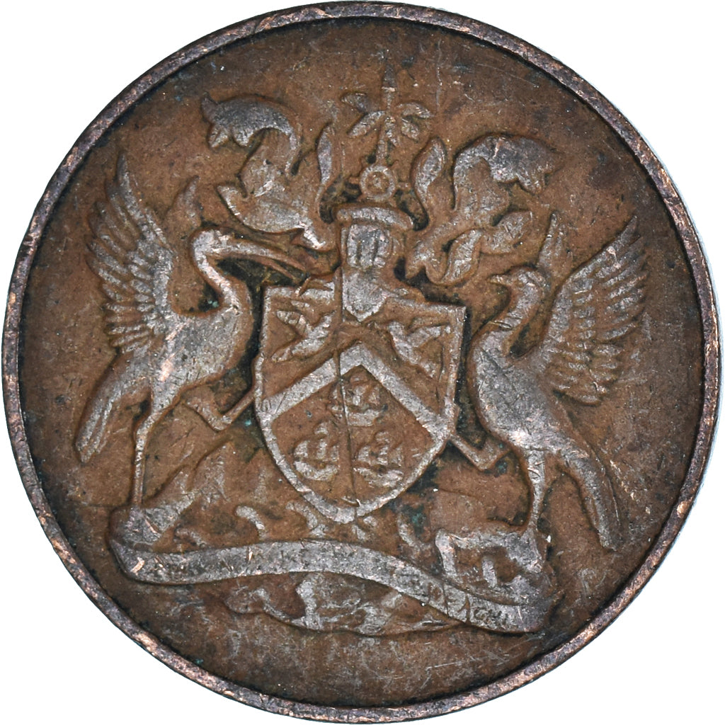 Coin, TRINIDAD & TOBAGO, 5 Cents, 1972
