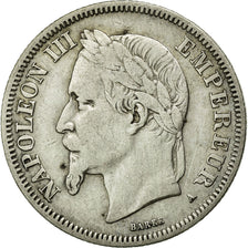 Munten, Frankrijk, Napoleon III, Napoléon III, 2 Francs, 1867, Paris, FR+