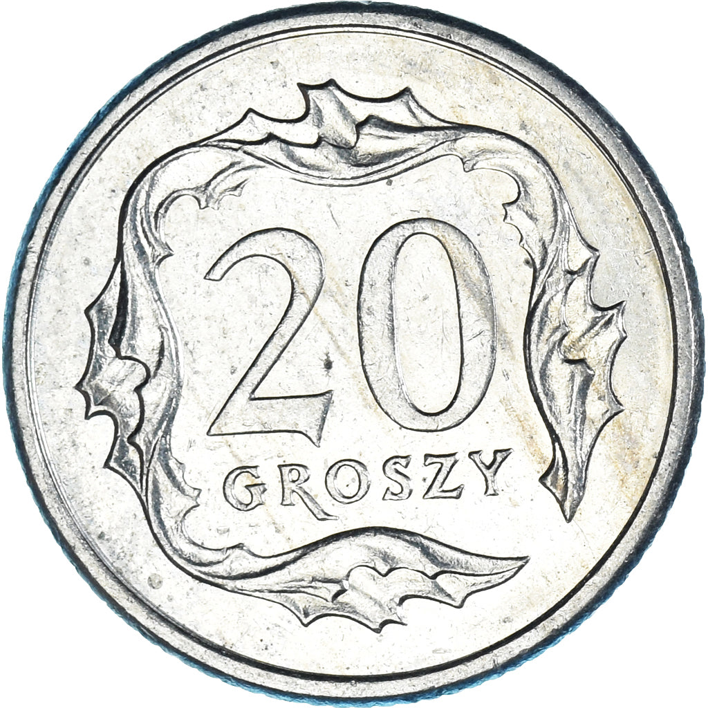 Moneta, Polonia, 20 Groszy, 2002