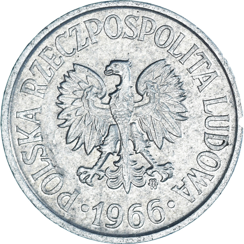 Moneta, Polska, 20 Groszy, 1966