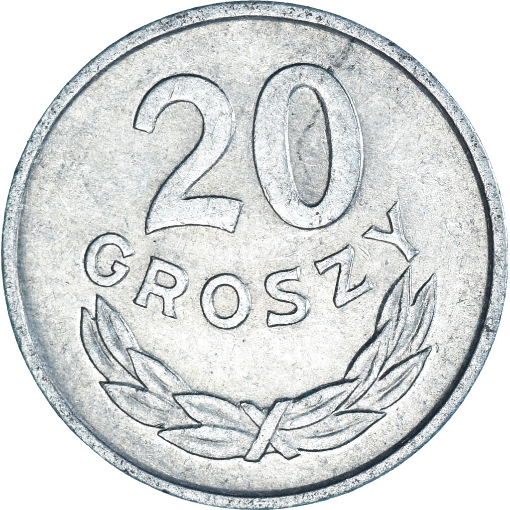 Moneta, Polska, 20 Groszy, 1966