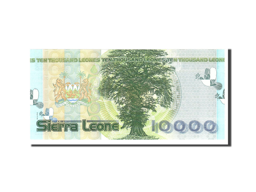 Banknote, Sierra Leone, 10,000 Leones, 2004, 2004-08-04, KM:29a, UNC(65-70)