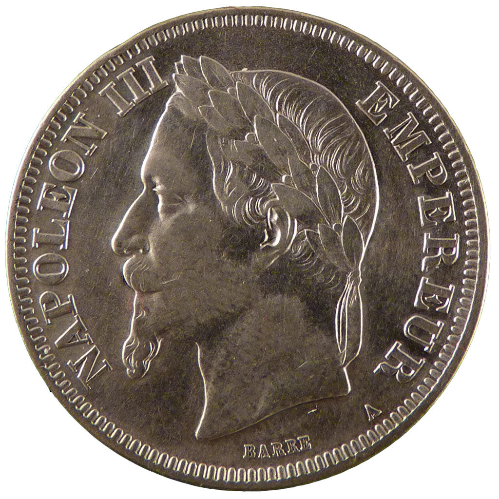 FRANCE, Napoléon III, 2 Francs, 1870, Paris, EF(40-45), Silver, Gadoury #527, 9.