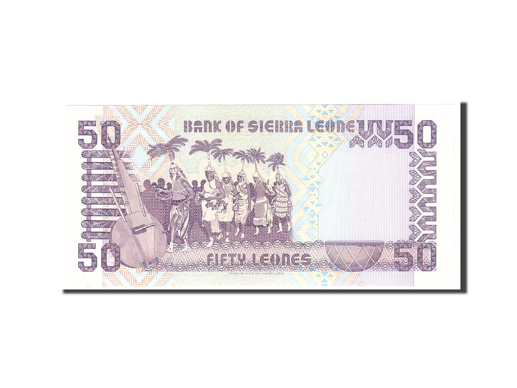 Sierra Leone, 50 Leones, 1988, 1988-04-27, KM:17a, UNC(65-70)