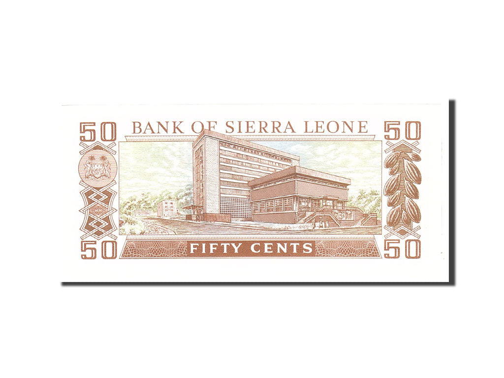 Banknote, Sierra Leone, 50 Cents, 1984, 1984-08-04, KM:4e, UNC(65-70)