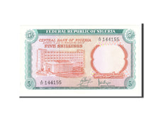 Banconote, Nigeria, 5 Shillings, 1968, KM:10a, Undated, BB+