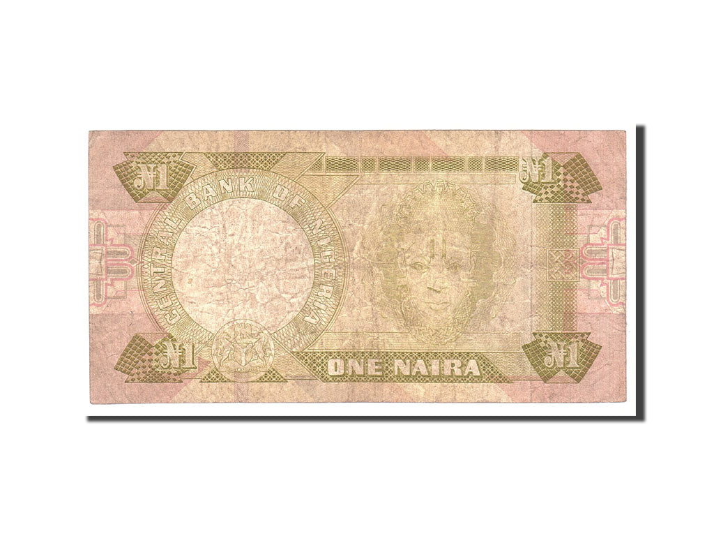 Nigeria, 1 Naira, 1984, Undated, KM:23b, VF(20-25)