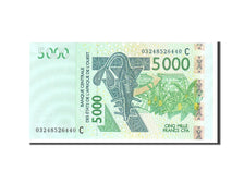 Banknote, West African States, 5000 Francs, 2003, Undated, KM:317Ca, UNC(65-70)