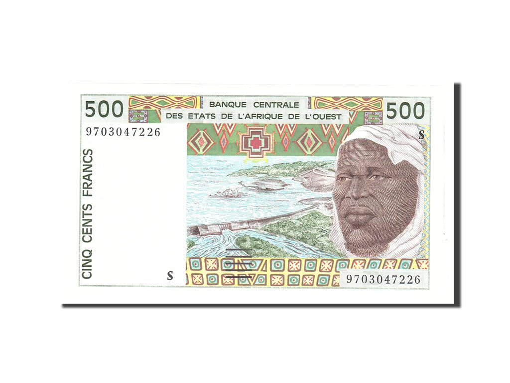 Stati dell'Africa occidentale, 500 Francs, 1997, KM:910Sa, Undated, FDS