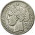 Moneda, Francia, Cérès, 2 Francs, 1871, Bordeaux, BC+, Plata, Gadoury:529