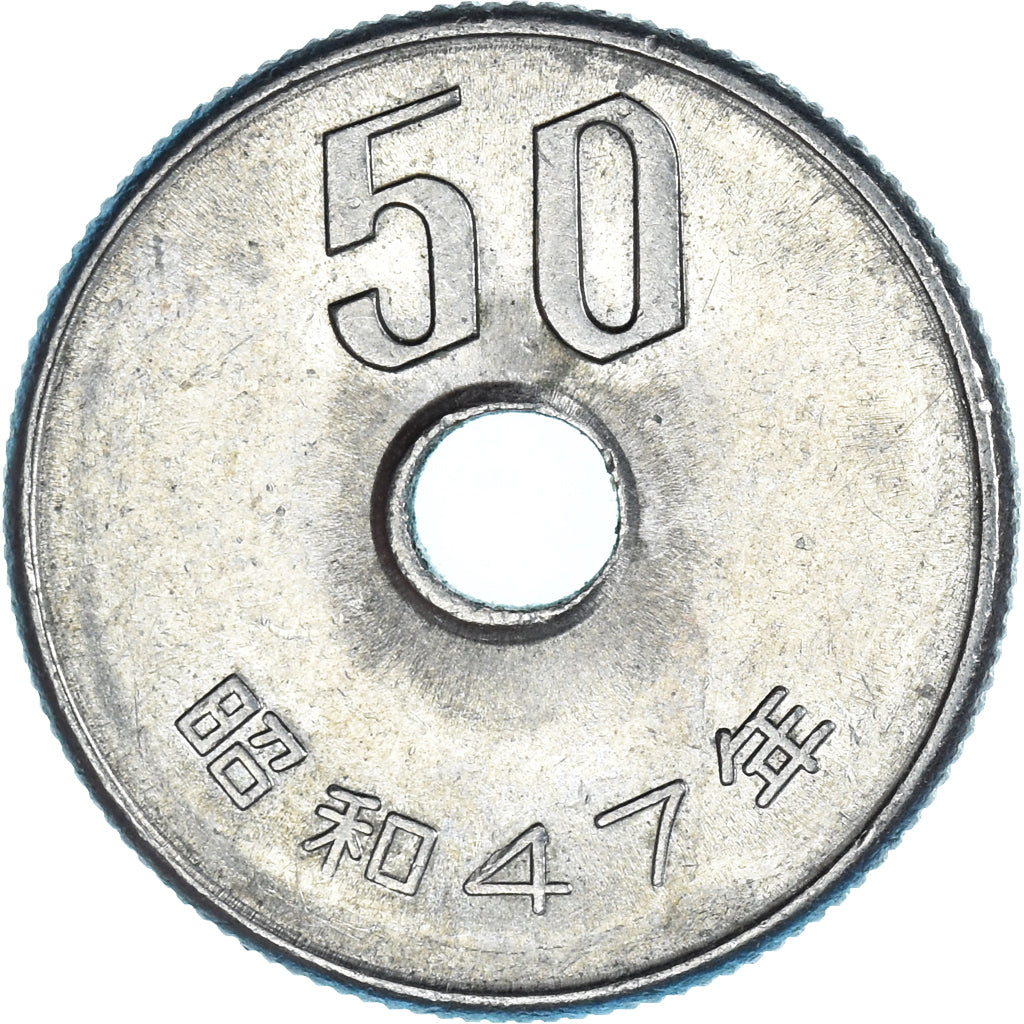 Coin, Japan, 50 Yen, 1972