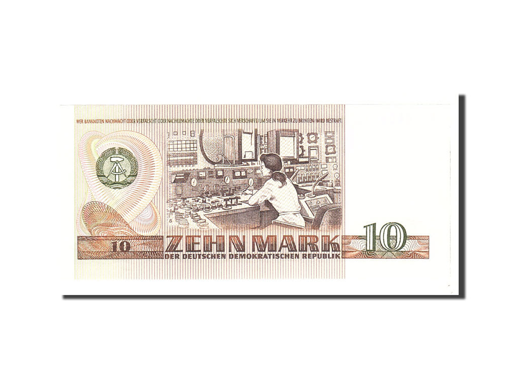 Germany - Democratic Republic, 10 Mark, 1971, KM:28b, Undated, UNC(65-70)