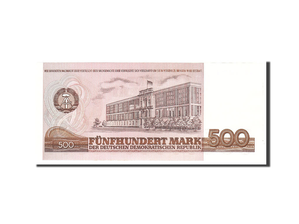 Banknote, Germany - Democratic Republic, 500 Mark, 1985, Undated, KM:33