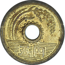 Coin, Japan, 5 Yen, 1969