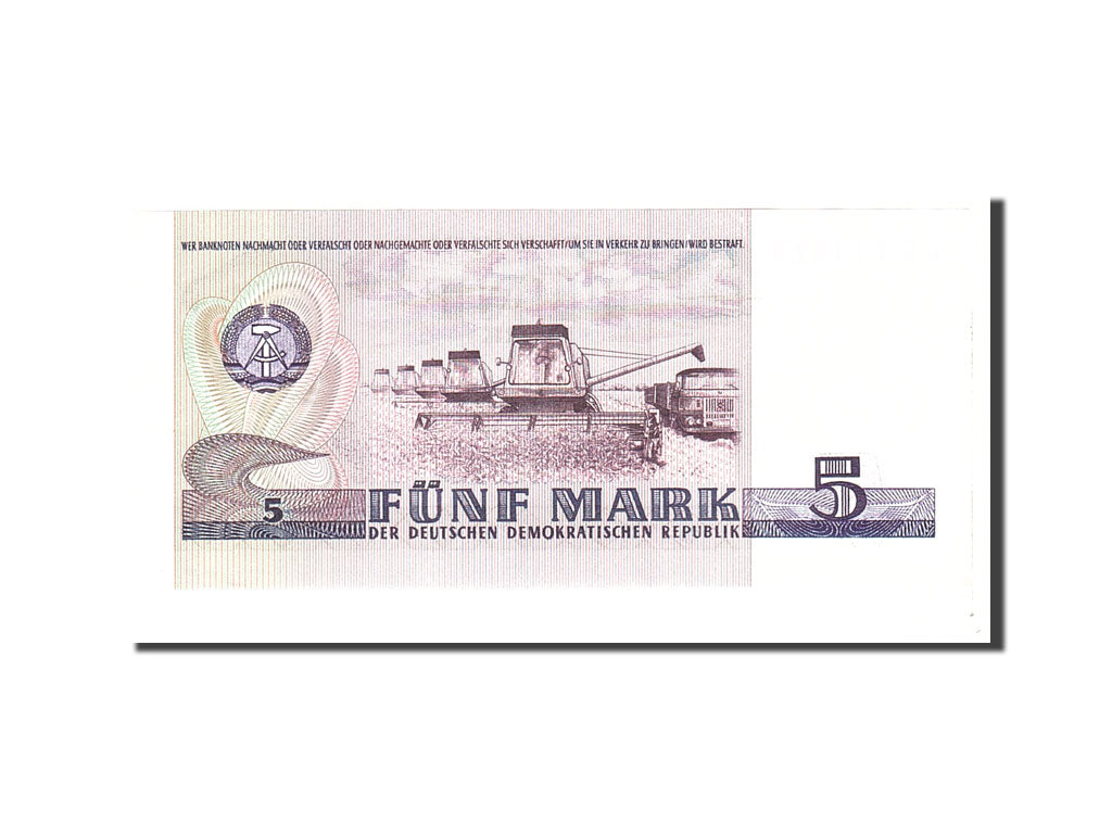 Banknote, Germany - Democratic Republic, 5 Mark, 1975, Undated, KM:27A