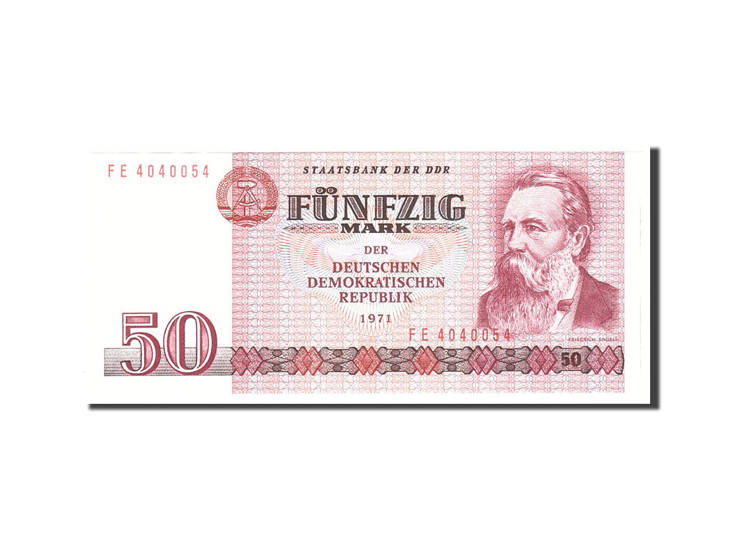 Banknot, Niemcy - NRD, 50 Mark, 1971, Undated, KM:30a, UNC(65-70)
