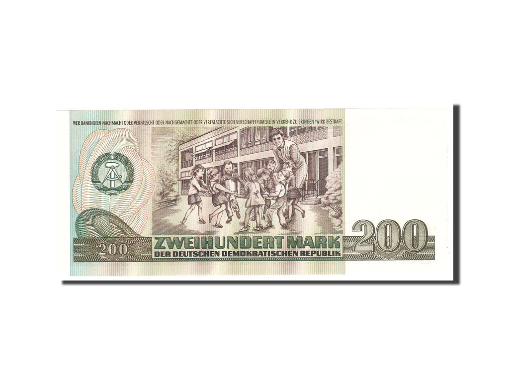 Billet, République démocratique allemande, 200 Mark, 1985, Undated, KM:32