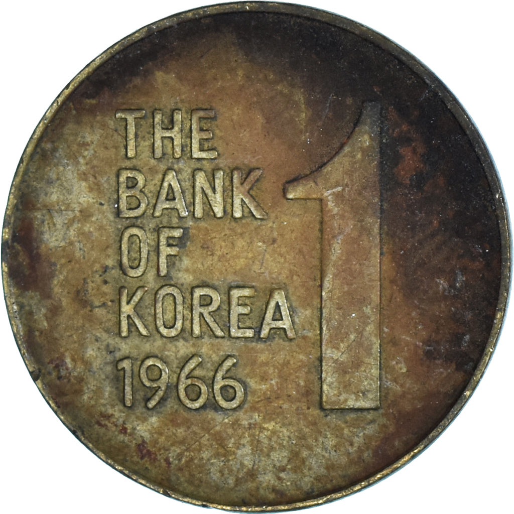 Münze, Korea, Won, 1966
